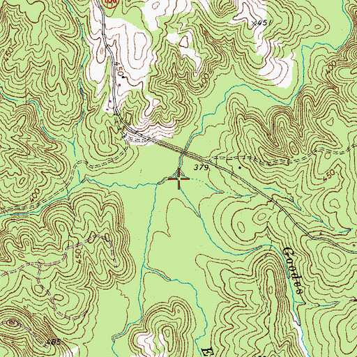Topographic Map of Goodes Branch, VA