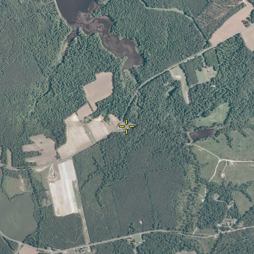 Aerial/Satellite Image of Gravel Hill Church, VA
