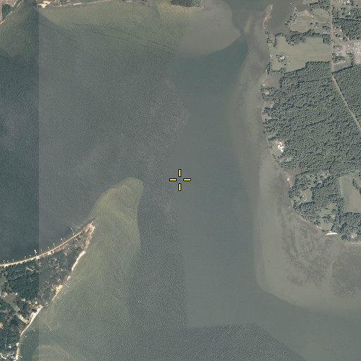 Aerial/Satellite Image of Great Wicomico River, VA