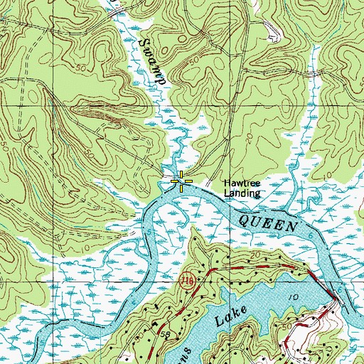 Topographic Map of Haring Swamp, VA