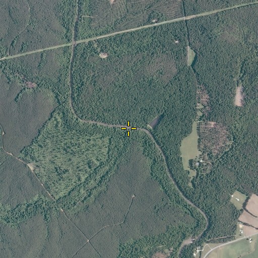 Aerial/Satellite Image of Hogan Creek, VA