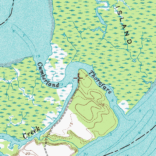 Topographic Map of Holts Creek, VA