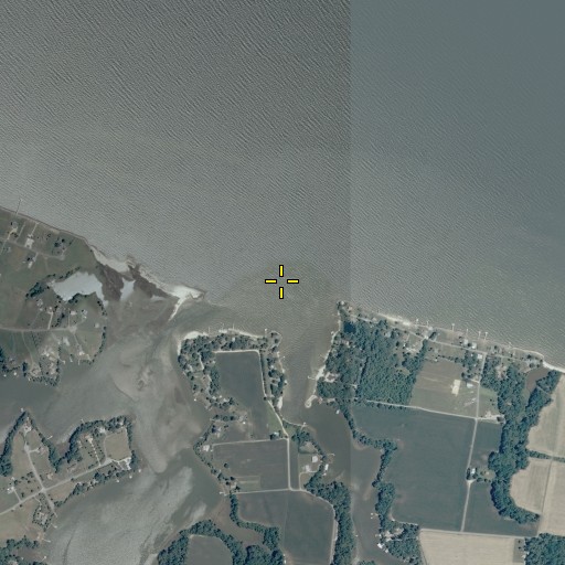 Aerial/Satellite Image of Hull Creek, VA