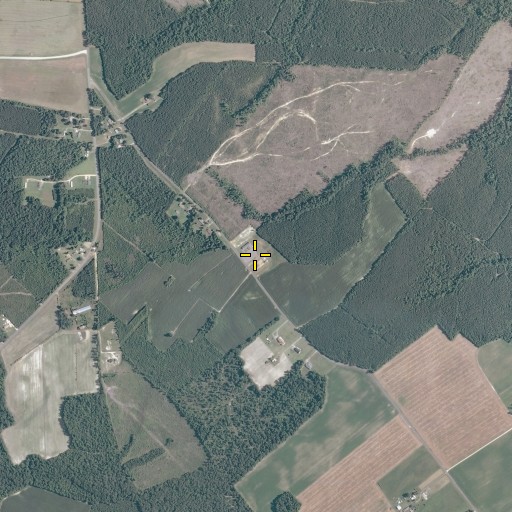 Aerial/Satellite Image of Jerusalem Church, VA