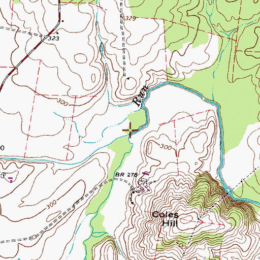 Topographic Map of Jonas Run, VA