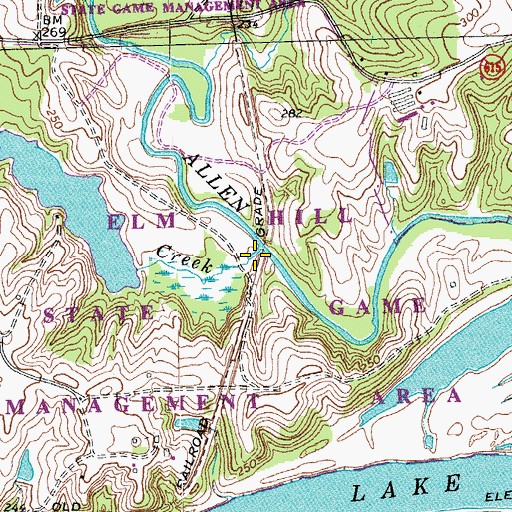 Topographic Map of Kettles Creek, VA