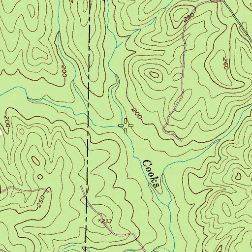 Topographic Map of Kettlestick Branch, VA
