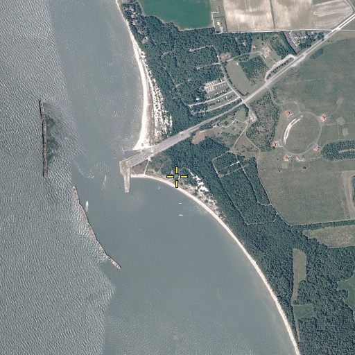 Aerial/Satellite Image of Kiptopeke Beach, VA