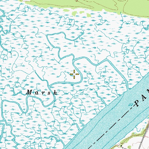 Topographic Map of Lee Marsh, VA