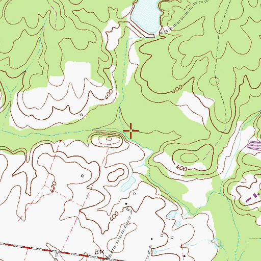 Topographic Map of Lickinghole Creek, VA