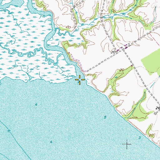 Topographic Map of Little Carter Creek, VA
