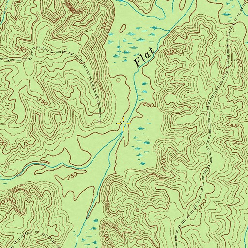 Topographic Map of Little Creek, VA