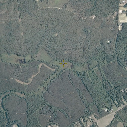 Aerial/Satellite Image of Little Dorrell Creek, VA