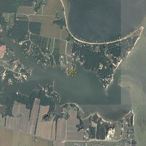 Aerial/Satellite Image of Little Sandy Point, VA