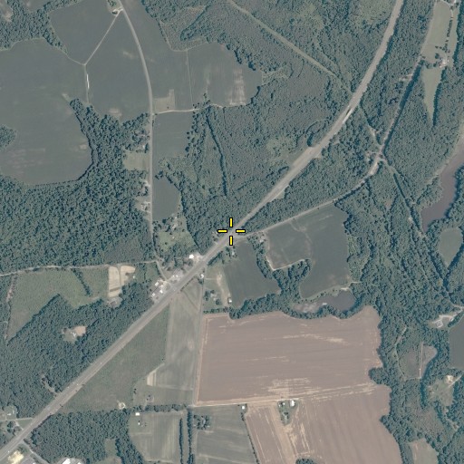 Aerial/Satellite Image of Manquin, VA