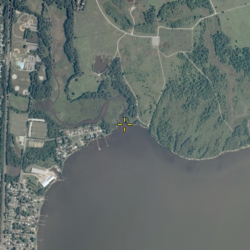 Aerial/Satellite Image of Marumsco Creek, VA