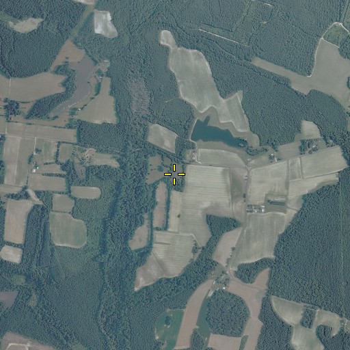 Aerial/Satellite Image of Mayes Cemetery, VA