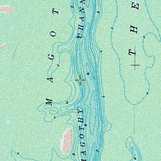 Topographic Map of McGothy Channel, VA