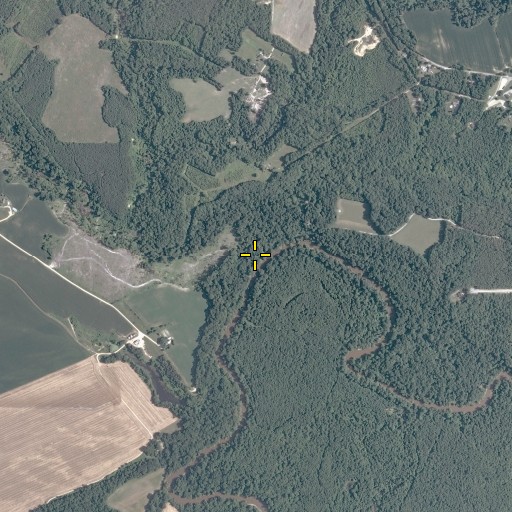 Aerial/Satellite Image of Mehixen Creek, VA