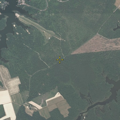 Aerial/Satellite Image of Mob Neck, VA