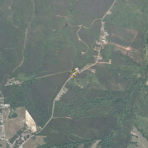 Aerial/Satellite Image of Mount Herman Church, VA