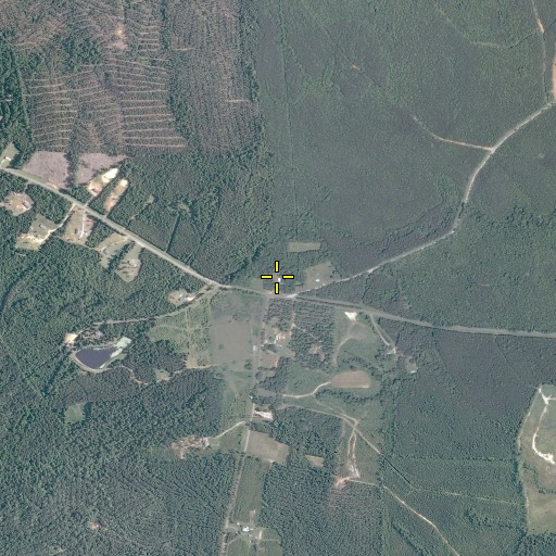 Aerial/Satellite Image of Mount Olivet Church, VA