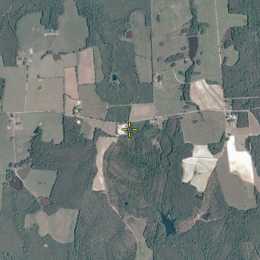 Aerial/Satellite Image of Mount Pleasant School, VA