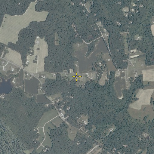 Aerial/Satellite Image of Mount Zion Church, VA