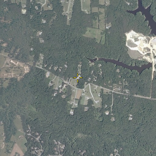 Aerial/Satellite Image of New Chestnut Grove Church, VA
