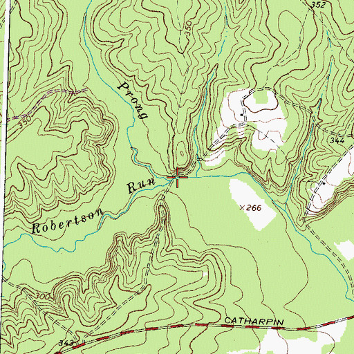 Topographic Map of Norton Prong, VA