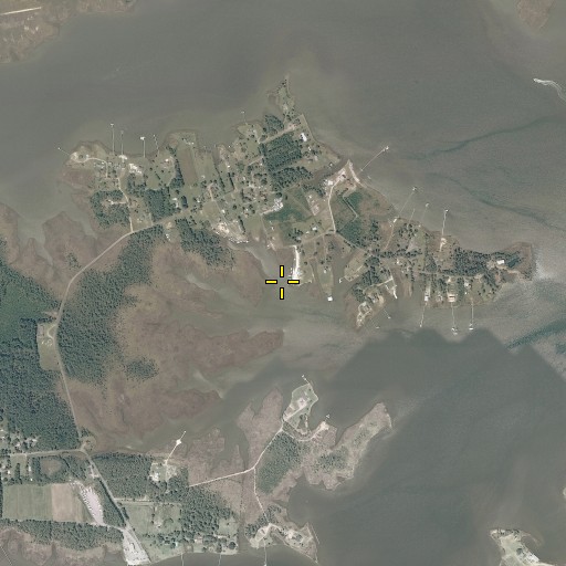 Aerial/Satellite Image of Old Groves Memorial Cemetery, VA