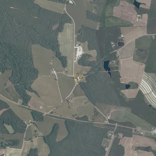 Aerial/Satellite Image of Perserverance Church, VA