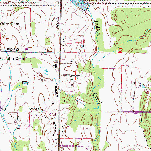 Topographic Map of Rep (historical), AL