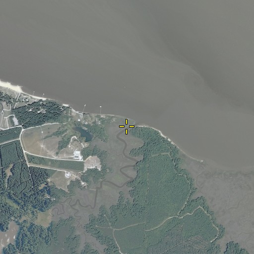 Aerial/Satellite Image of Philbates Creek, VA