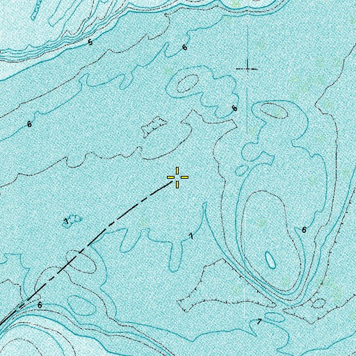 Topographic Map of Piankatank River, VA