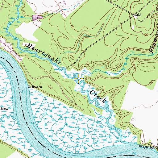 Topographic Map of Plymouth Swamp, VA
