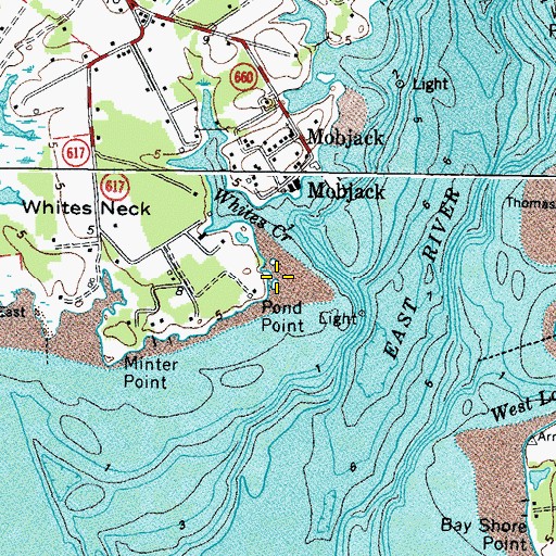 Topographic Map of Pond Point, VA