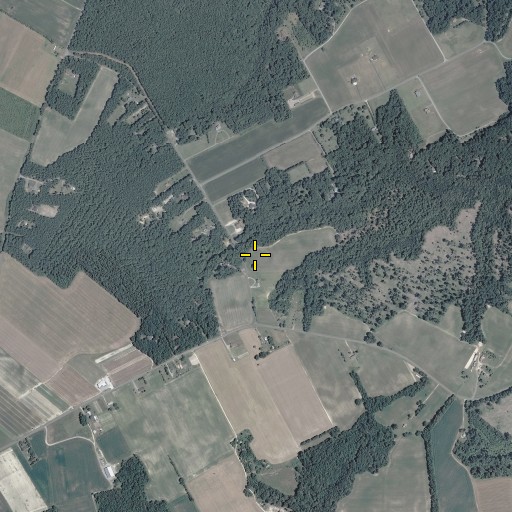 Aerial/Satellite Image of Poplar Lawn Church, VA