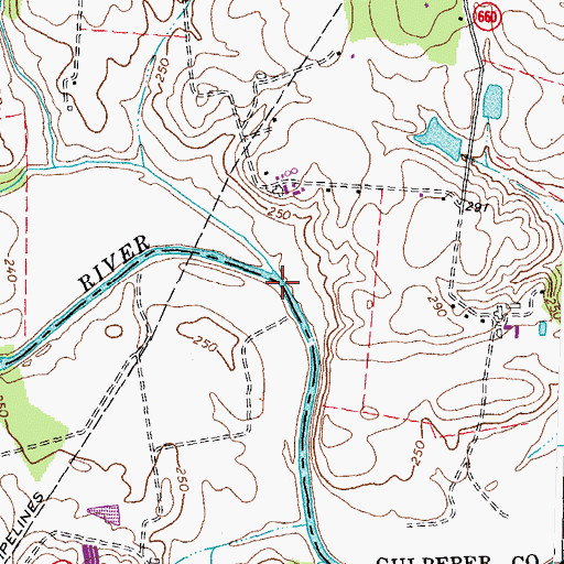 Topographic Map of Potato Run, VA