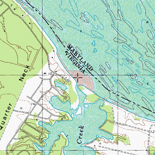 Topographic Map of Presley Creek, VA