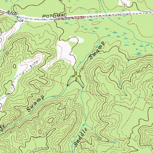 Topographic Map of Rafe Swamp, VA