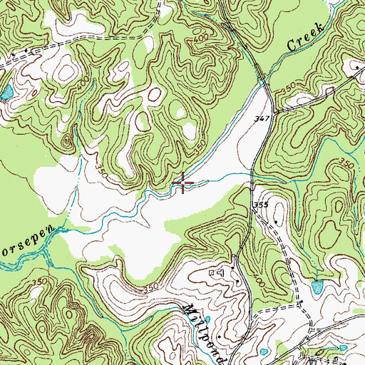 Topographic Map of Reynolds Creek, VA