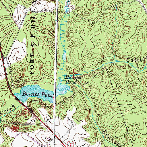 Topographic Map of Reynolds Run, VA