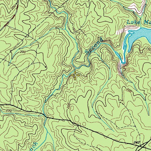 Topographic Map of Rita Branch, VA