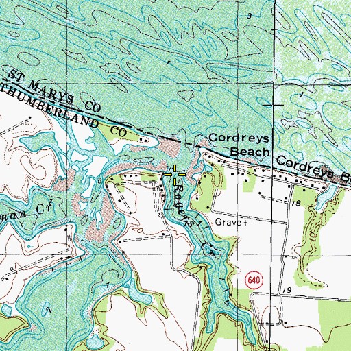 Topographic Map of Rogers Creek, VA