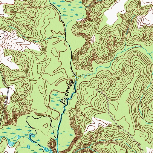 Topographic Map of Root Swamp, VA