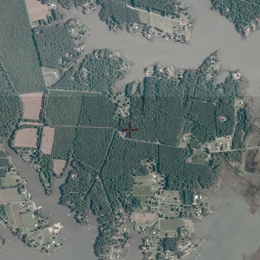Aerial/Satellite Image of Saint Matthews Church, VA
