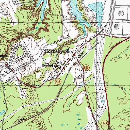 Topographic Map of Seaford Church, VA