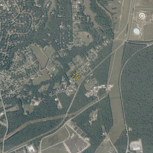 Aerial/Satellite Image of Seaford Church, VA