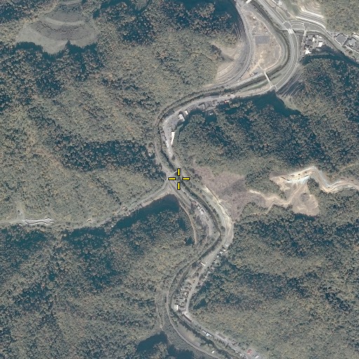 Aerial/Satellite Image of Three and Twentymile Branch, VA